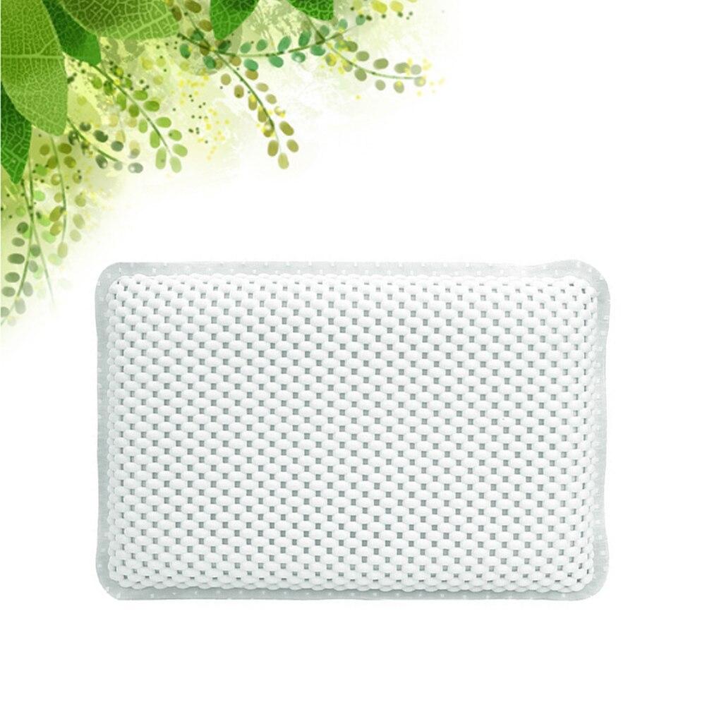 1pc Bath Pillow Bathtub Pillow Round Sponge Bath Cushion Spa Pillow Suction Bathtub Pillow for Bathroom