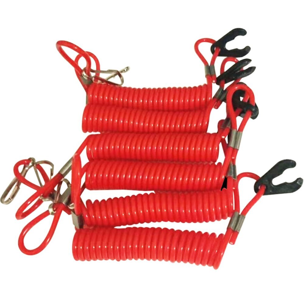 Boot Außenbordmotor Motor Lanyard Kill Stop Schalter Sicherheitsleine Kabel Sicherheits-Lanyard Anzug für die meisten Board-Motoren  34