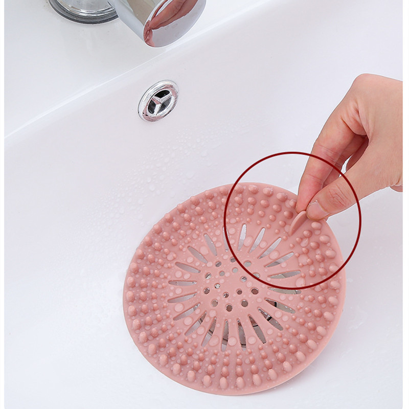 Kanalisation Vorfluter Sieb Küche Waschbecken Filter PVC Ablauf Haar Fänger Abdeckung Lavabo Küche Spielereien Zubehör 5 farben