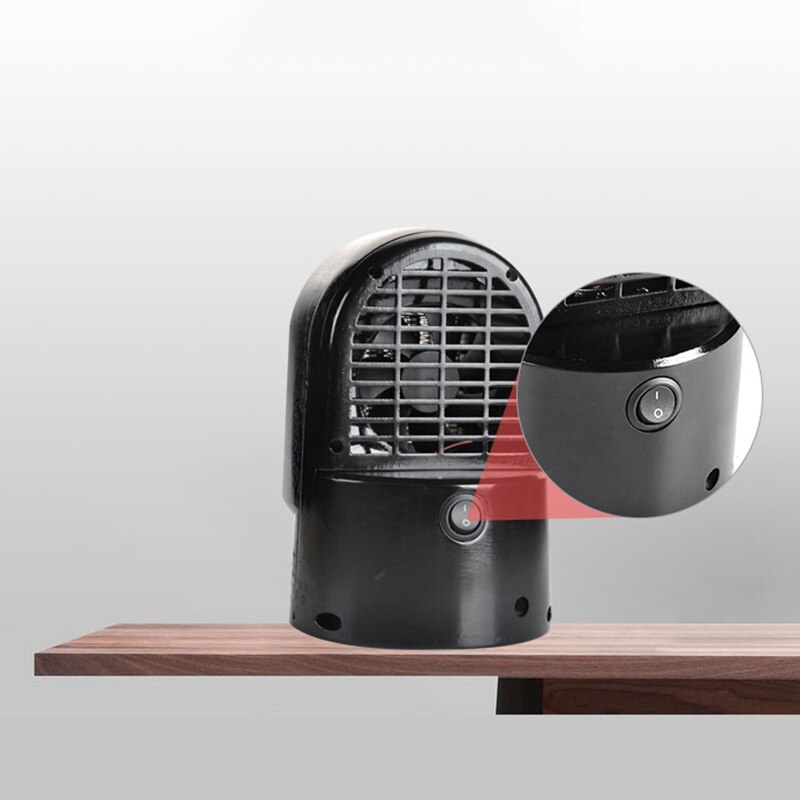 500w mini bærbar varmelegeme elektrisk ventilator hjem vintervarmer praktisk varmelegeme -us stik
