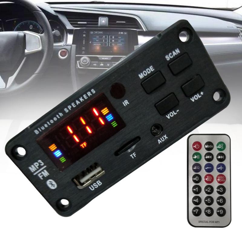 Muziek Speler Elektronische Draagbare Professionele Digitale Display Auto Audio Fm Radio Bluetooth Speaker MP3 Decoder Board Bt 5.0