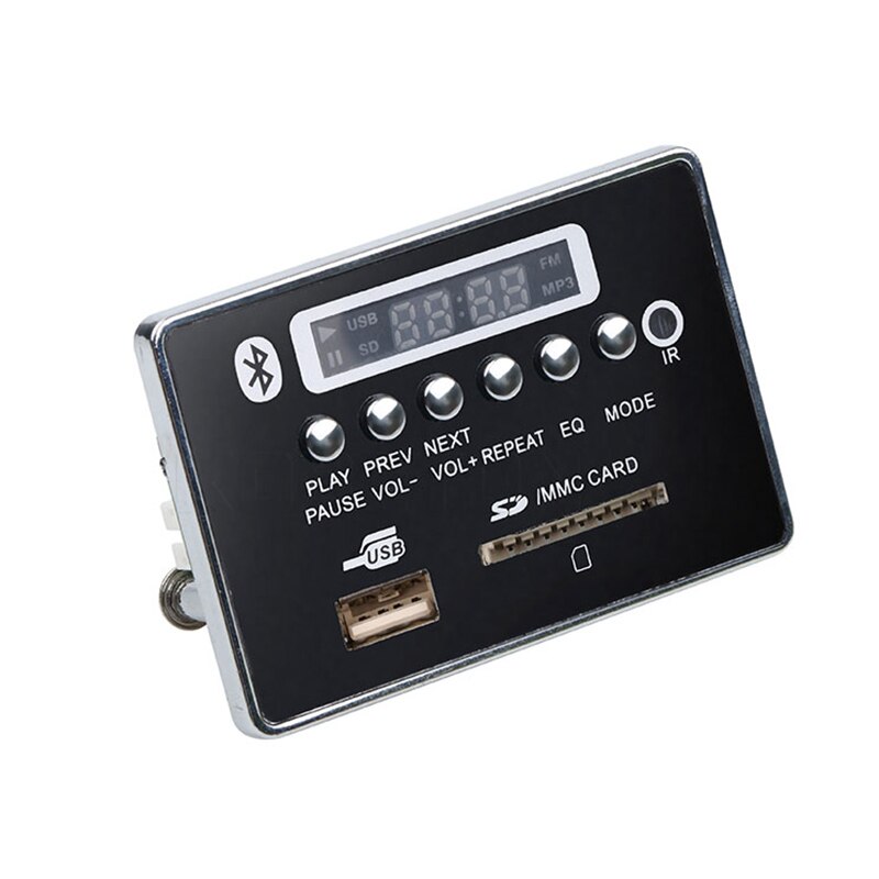 MP3 Bluetooth Decoder Module Board Met Afstandsbediening Wma Wav Fm Radio Aux 5 V/12 V