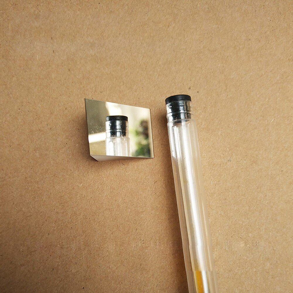 Prisma de ángulo recto reflector externo Triangular 20*20*20mm lado aluminizado espejo óptico K9 reflexión de vidrio para test