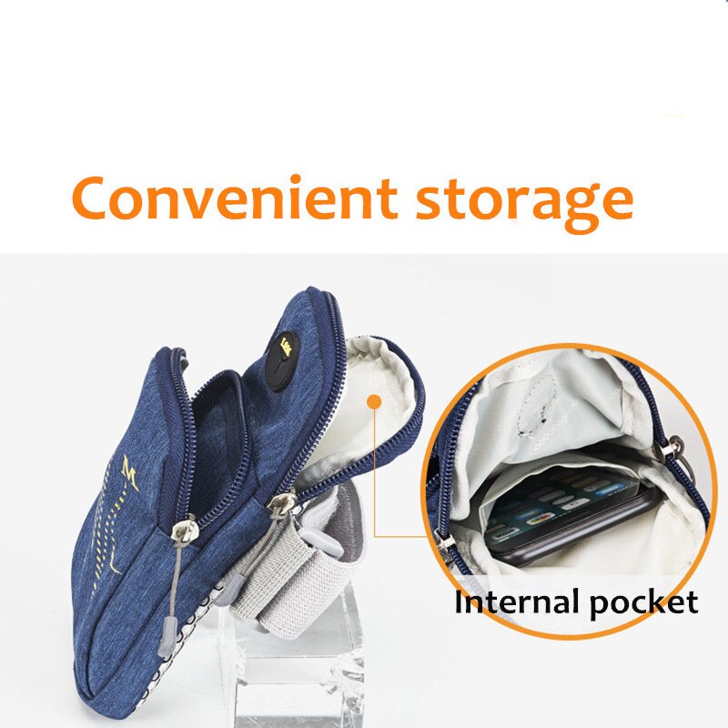 Braçadeira Para Sony Xperia XA/XA1/X/XP Universal Telefone Celular Bolsa de Transporte Esportes Execução Pacote Zip ao ar livre Mão Bolso Caso Faixa de Braço