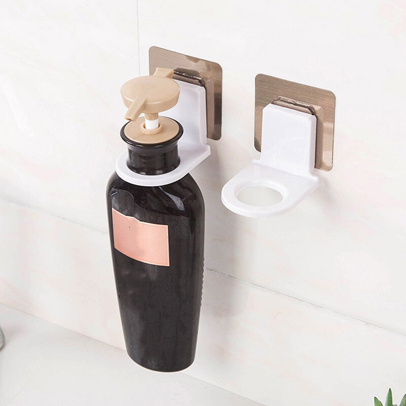 Soporte para champú y Gel de ducha con estantes de succión fuerte de pared útil