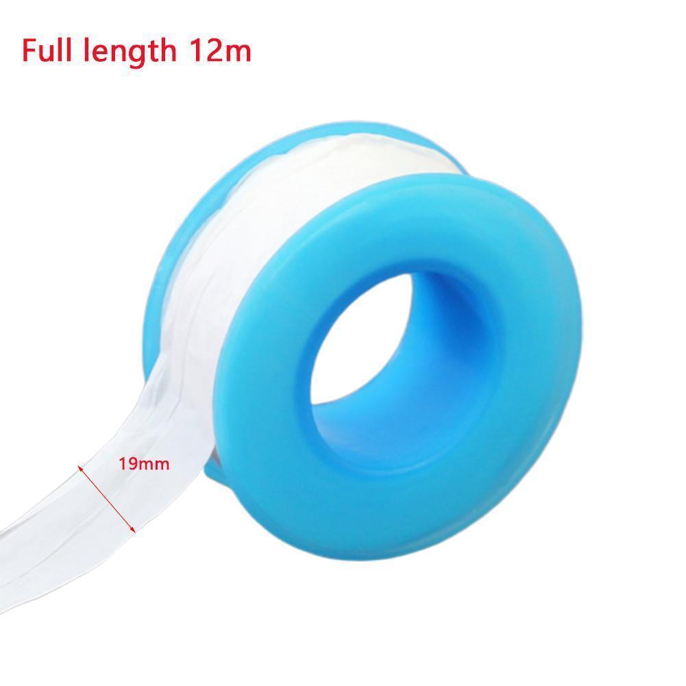 1 rouleau de ruban de scellage à filetage blanc PTFE 10m, ruban de scellage pour plombier, ruban de scellage à filetage sans huile, bande de scellage pour gaz et eau