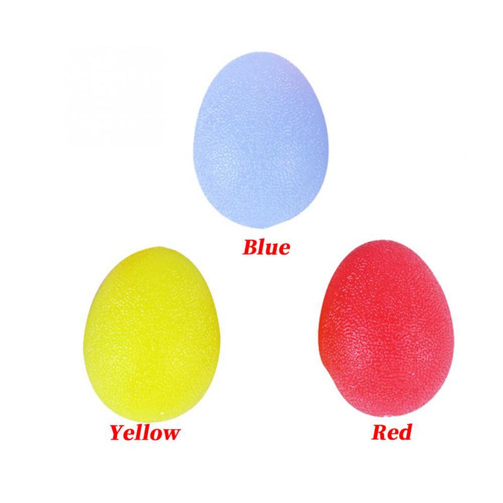 Silicone Egg Hand Grip Ball Fitness Grip Expander Strengthening Wrist Finger Trainer Pressure Reducer Power Ball Hand Grip Ball