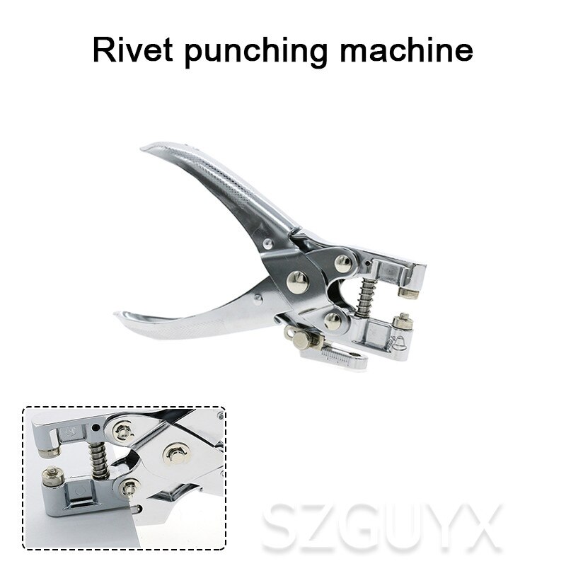 Multifunctional punching and binding machine Manual rivet punching machine Round hole 5MM Hole punch Punching pliers