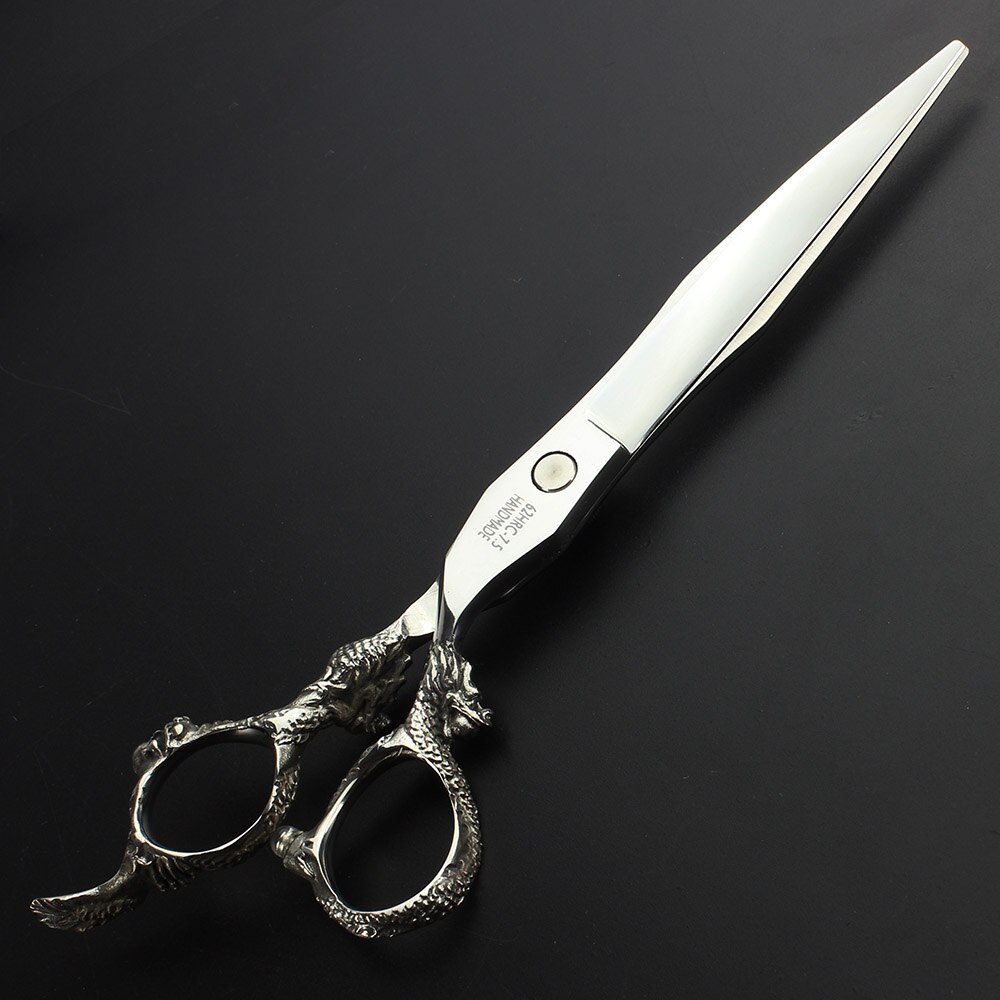 7 8 inch hairdressing cutting scissors high end purple jewel shape haircut scissors hair salon scissors tools makas: 7inch