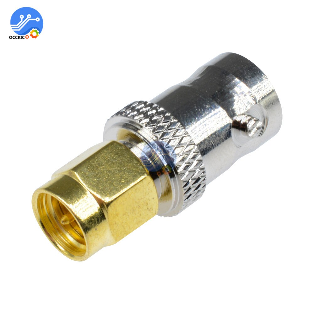 1 pcs RF Coaxial SMA Male Plug to BNC Female Connector Convert M/F Radio Antenna Connector Adapter