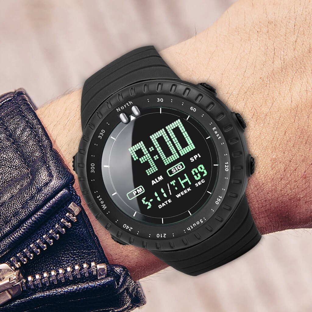 Luxe Datum Tijd Elektronische Horloge Mode Heren Horloge Led Digitale Horloge Mannen Horloge Casual Sport Horloges Reloj De Hombre