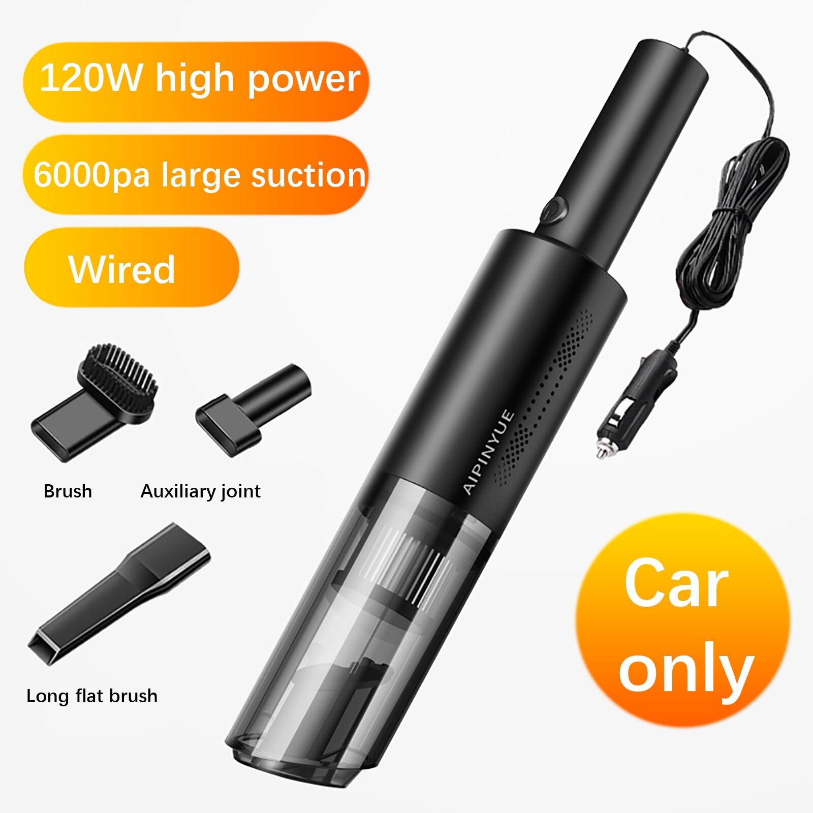 Auto Nass Und Trocken Staubsauger Auf-board Staubsauger Mit Licht Drahtlose lade auto staubsauger Auto innen reinigung # Z: C