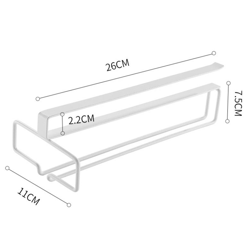 Japanese Metal Wine Glasses Storage Rack Under Cabinet Hanging Glass Holders Coffee Mug Hanger Kitchen Organizer Bar Tools: White
