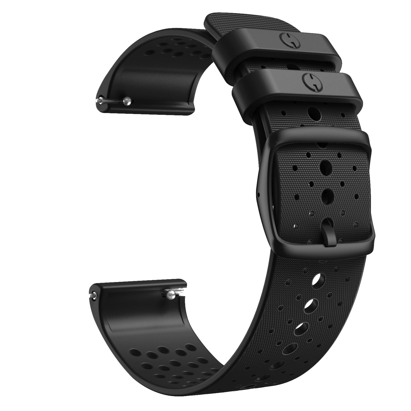 Silikone smartwatch-rem til polar vantage m rem til armbånd, udskiftning af armbånd, easyfit armbåndstilbehør: Kul sort
