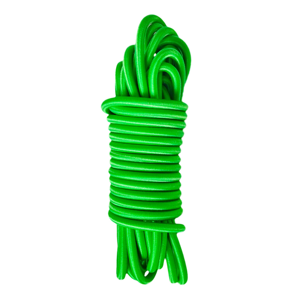 Hoge Sterke 4mm Bungee Cord Marine Grade Zware Shock Touw Tie Down Stretch 10 Meter Marine Boot Kajak touw: Green