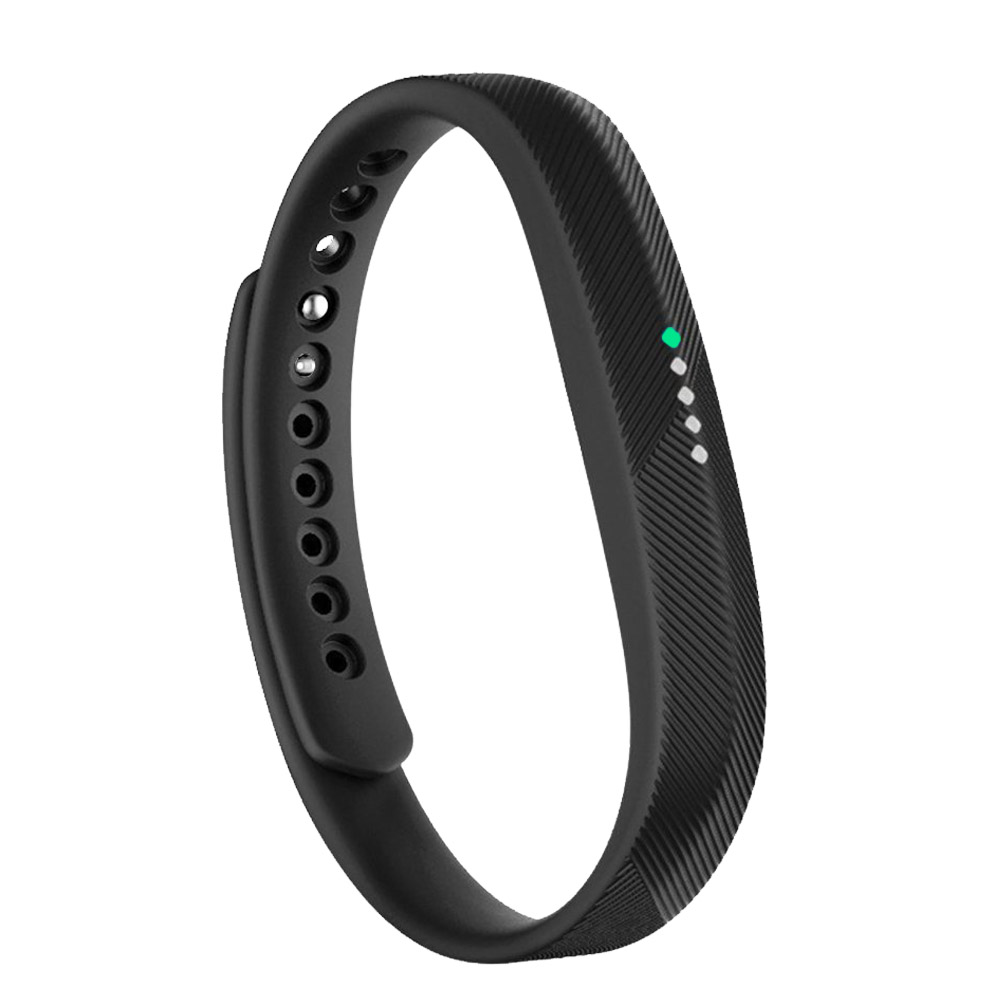Rem för fitbit flex 2 armband sport klassisk fitness ersättningstillbehör handledsband för fitbit flex 2 rem: S / Svart