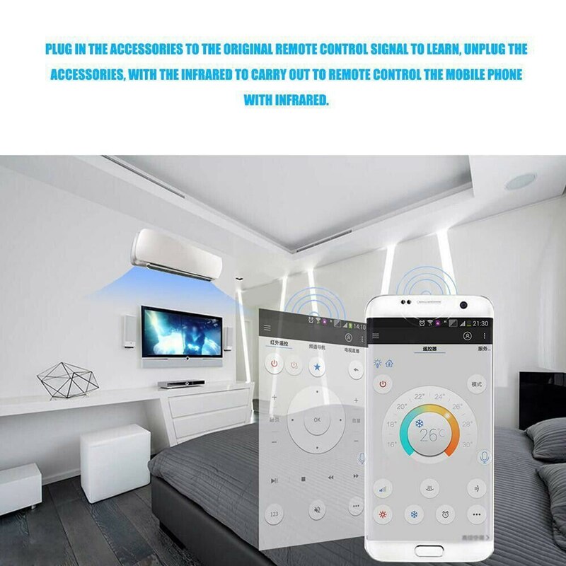 Micro-USB Wireless IR Infrared Remote Control for Android Mobile Phone OTG Learning Smart Remote Control for TV Air Condition