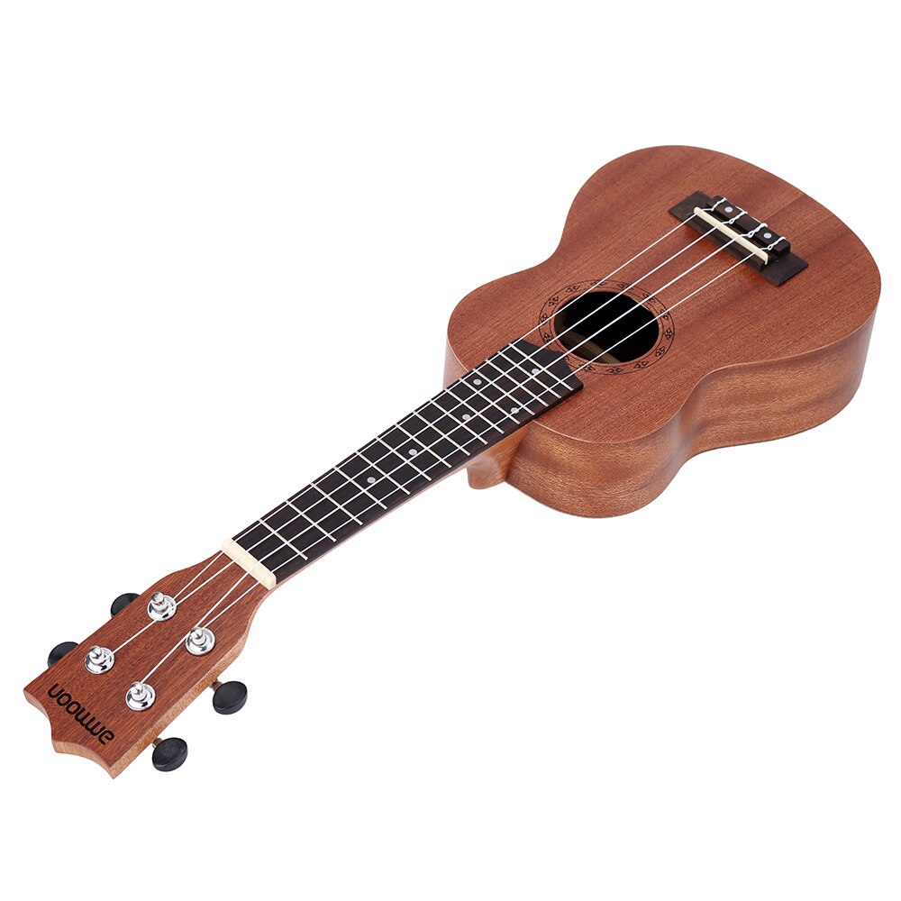 Ammoon-ukelele acústico de 21 pulgadas, instrumento Musical de cuerda de 4 cuerdas con 15 trastes, diferentes tipos de Guitarra