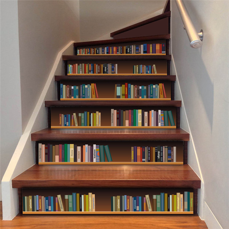 6 stücke/13 stücke Klavier Schlüssel Treppen Aufkleber Hause Dekoration Vinyl Selbst Klebe Tapete Für Wohnzimmer Kaffee Haus Treppe decals: FS065 / 13 Stücke