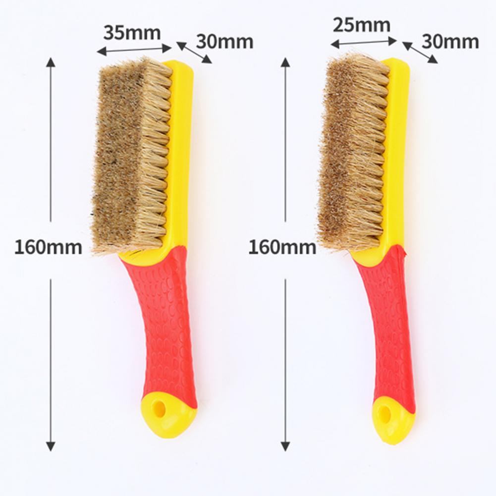 Bristle Brush Deep Cleaning Good Toughness Polishing Comfort Grip Stiff Bristle Scrub Cleaning Brush for Collection