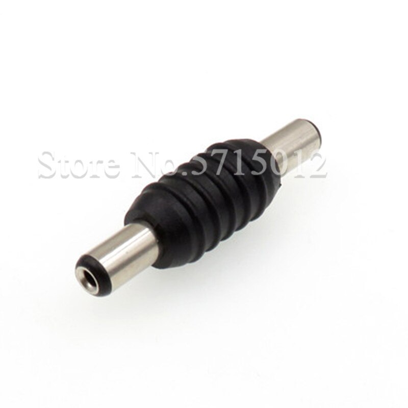 5 Stks/partij 5.5*2.1Mm Dc Male Naar Dc Male Adapter Connector Voor Surveillance Onderdelen