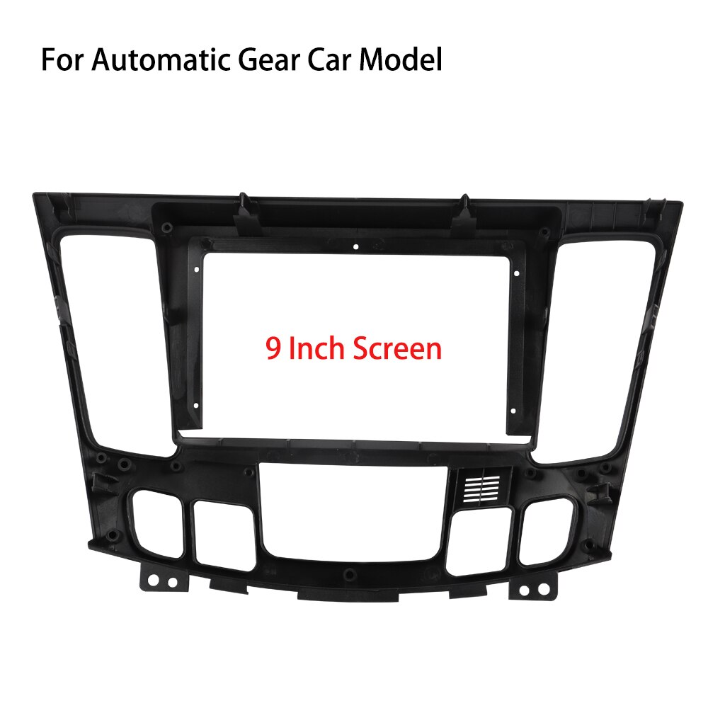 Zwart Abs Plastic 9 &quot;Scherm Auto Android Navigatie Dvd Dashboard Frame Vervangen Voor Hyundai Sonata Nfc dash Panel: For Automatic Gear