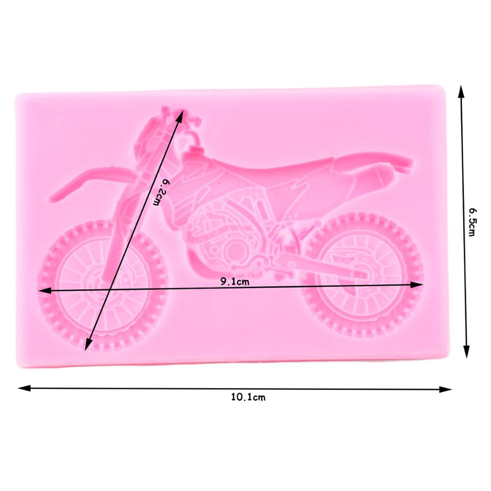 Moules de bricolage 3D Yamaha pour moto | Moules en Silicone pour bébé anniversaire gâteau de Fondant, outils de décoration, bricolage pâtisserie bonbons, moules de chocolat en argile