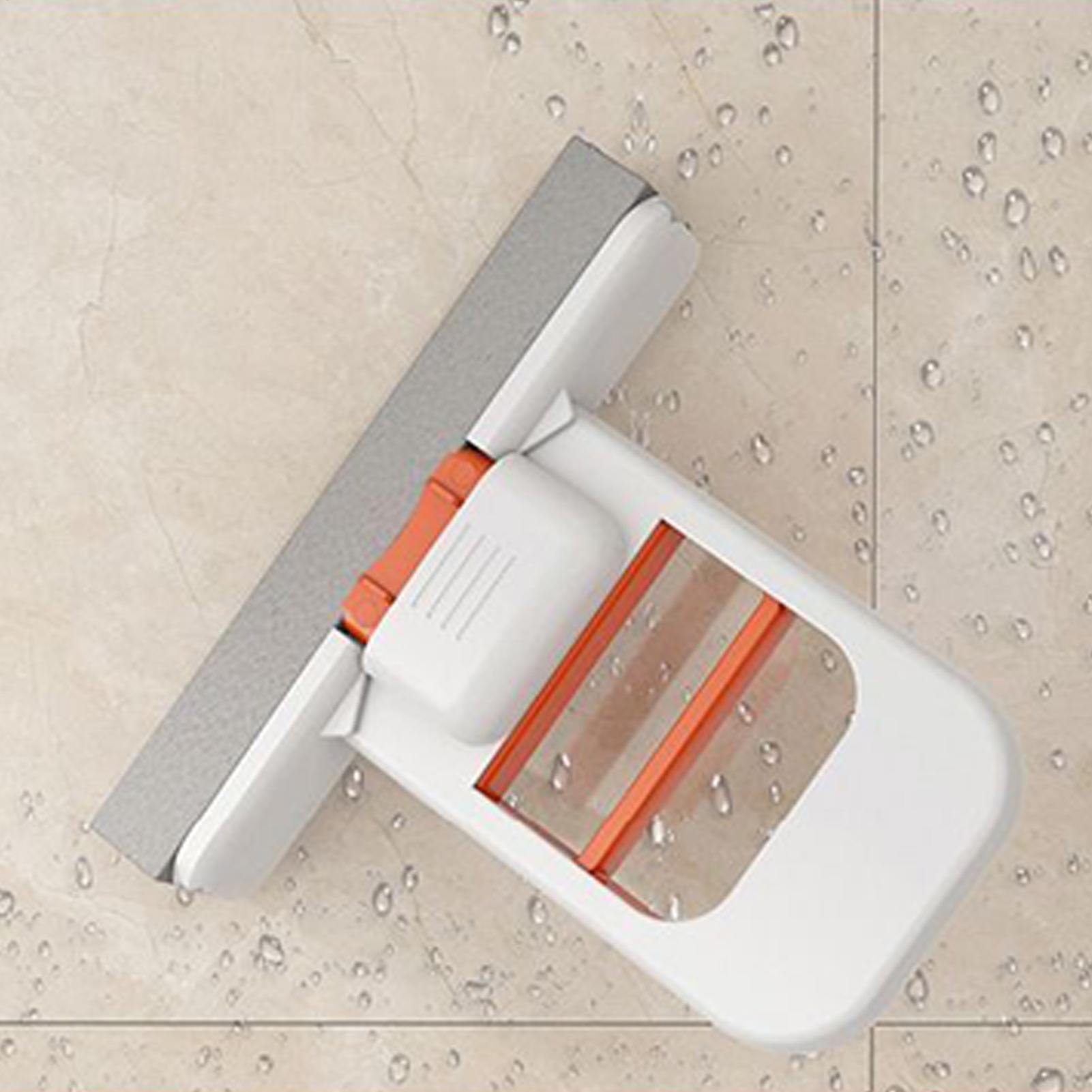 Portable Mini Cleaning Mop Small Desktop Cleaning Short Handle Mop With 3 Replacement Sponge Heads Housekeeping Tool For Corners
