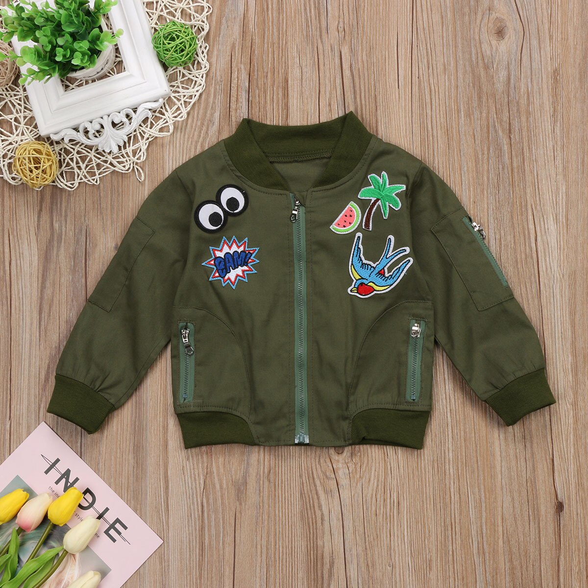 Kind Jasje Meisjes Kids Tops Kleding Hoodie Fun cartoon Trui Jas Jas 2-8 T