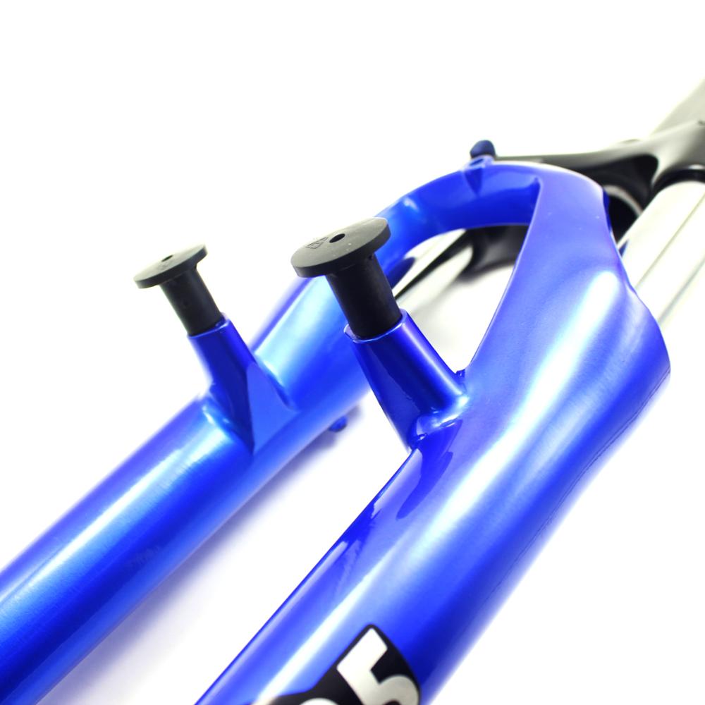 700C MTB V Brake Suspension front Fork Aluminum Alloy suspension fork air damping front fork Oil Spring Front Fork Disc Brake