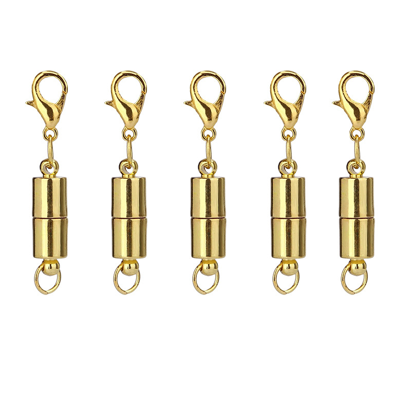 5Pcs/Pack Magnetic Lobster Clasps for DIY Bracelets Necklaces Hooks Chain Closure Accessories Lobster Clasp Connector: 3