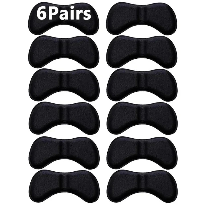 Heel Insoles Patch Pain Relief Anti-wear Cushion Pads Feet Care Heel Protector Adhesive Back Sticker Shoes Insert Insole: GRAY