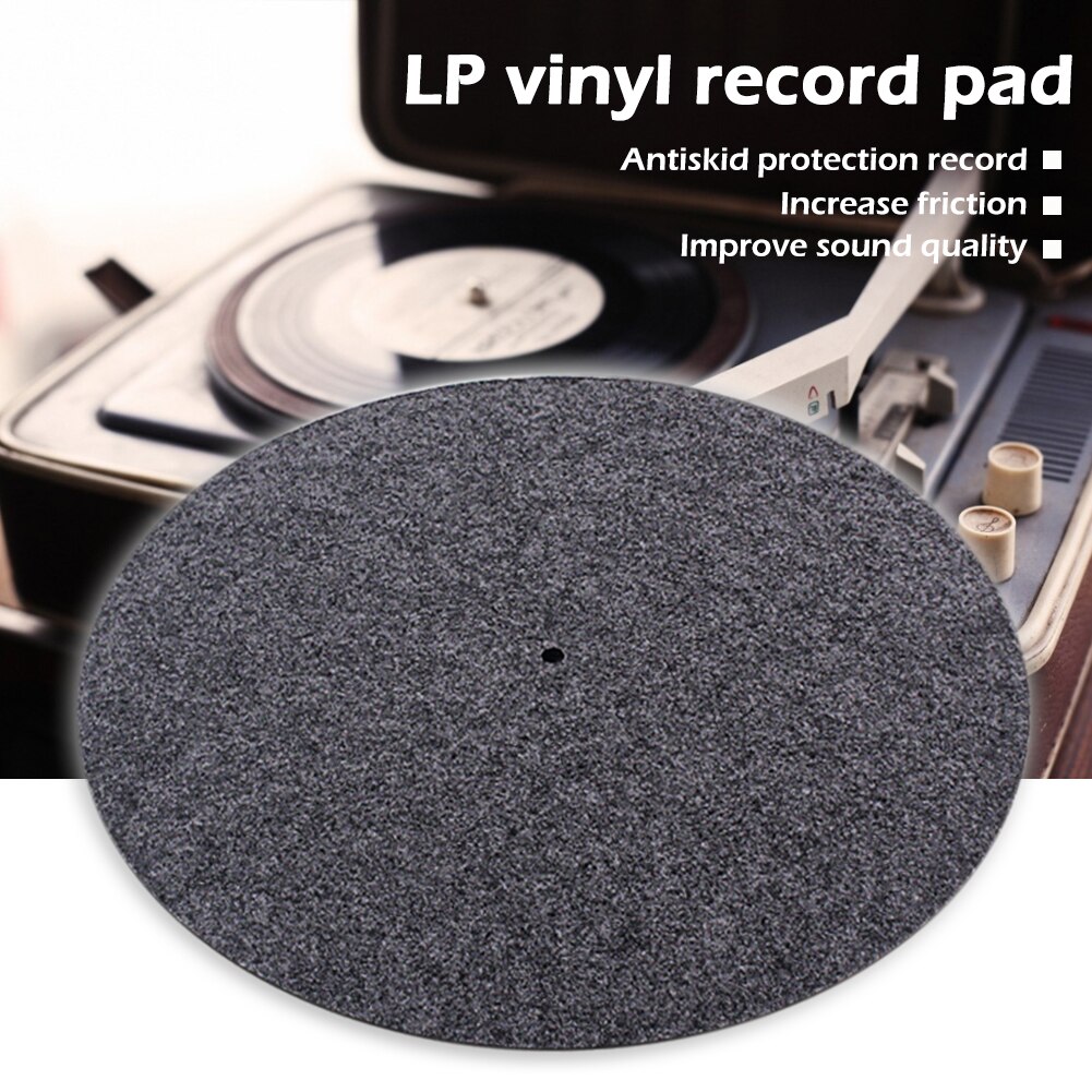 2mm Vinyl Disc Turntable Felt Anti Slip Mat for Phonograph LP Record Player