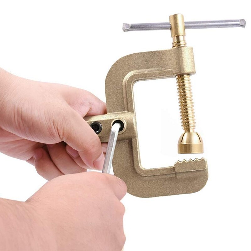 G GROUND Welded Earth Clip 0.75 Kg Fully COOPER 500 a High Standard Copper Earth Clip Suitable for Industrial Use