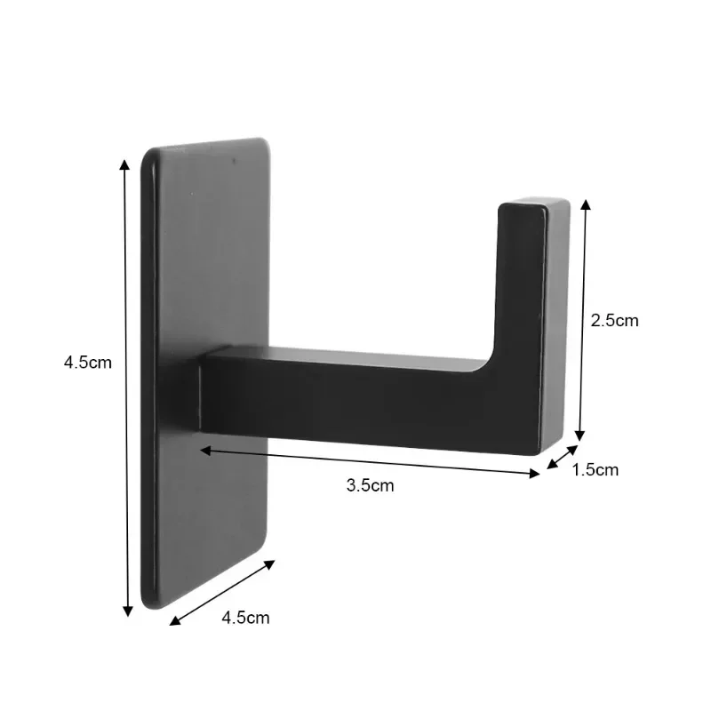 Ganchos de pared autoadhesivos fuertes, bolsa de llaves, bata de ducha, soporte colgante, perchero para ropa, toallero, gancho para cocina y baño, 1/6 Uds.