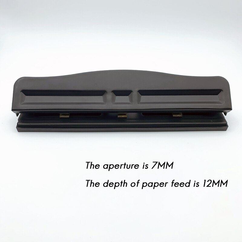 3 Hole Puncher Paper Puncher Adjustable Punch Office Binding Supplies Office Binding Equipment for Student Stationery