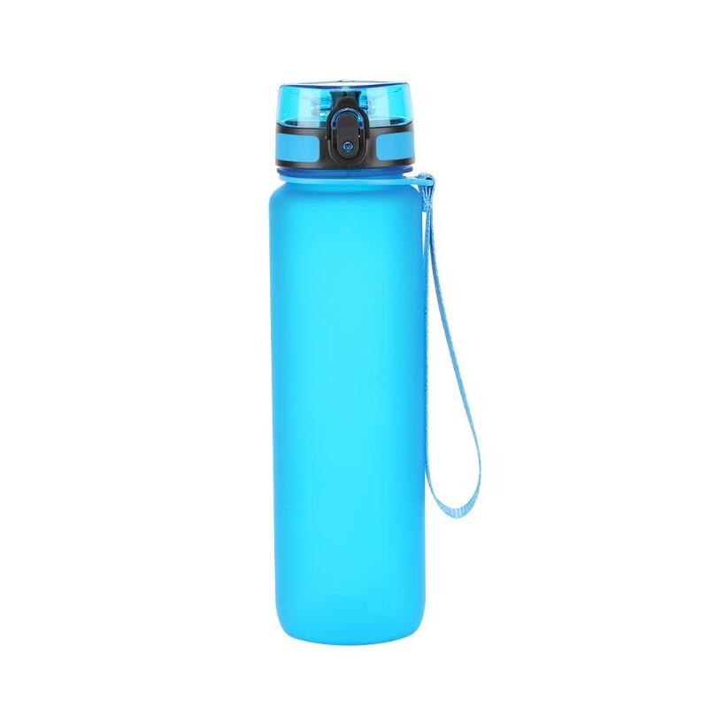 500ml/650ml/1000ml Sports Water Bottle Outdoor Portable Travel Drink Bottle BPA Free: 100ml blue