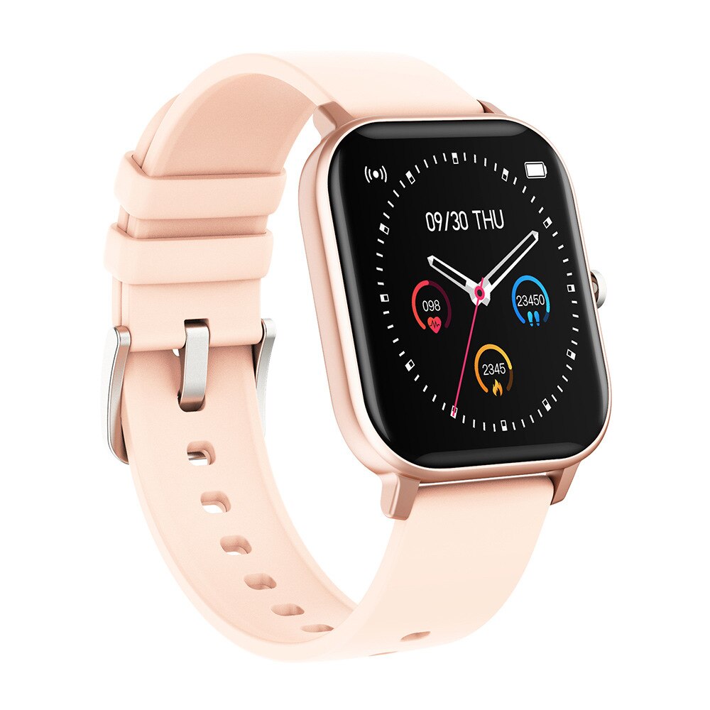 Smart Uhr 1,4 Zoll Sport Uhr Männer Voller Touch Fitness Tracker Blutdruck Smart Uhr Frauen GTS Smartwatch für xiaomi: Gold