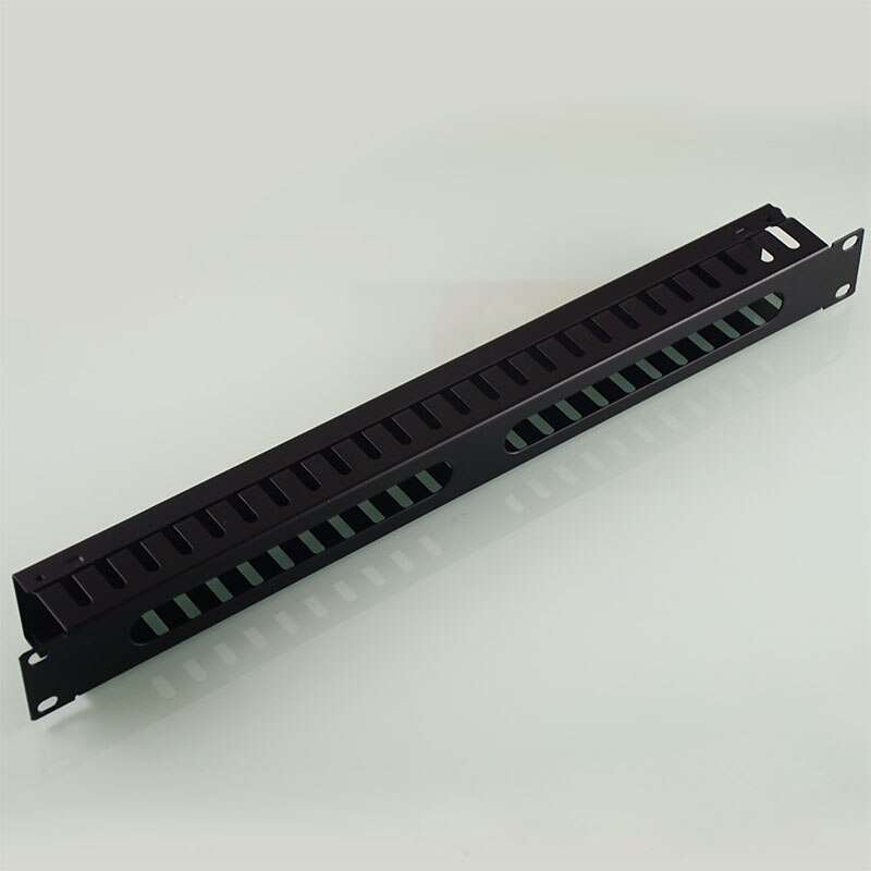 19 inch standard cabinet cable manager telephone cable management rack optical fiber cable management rack 25 grid cable managem