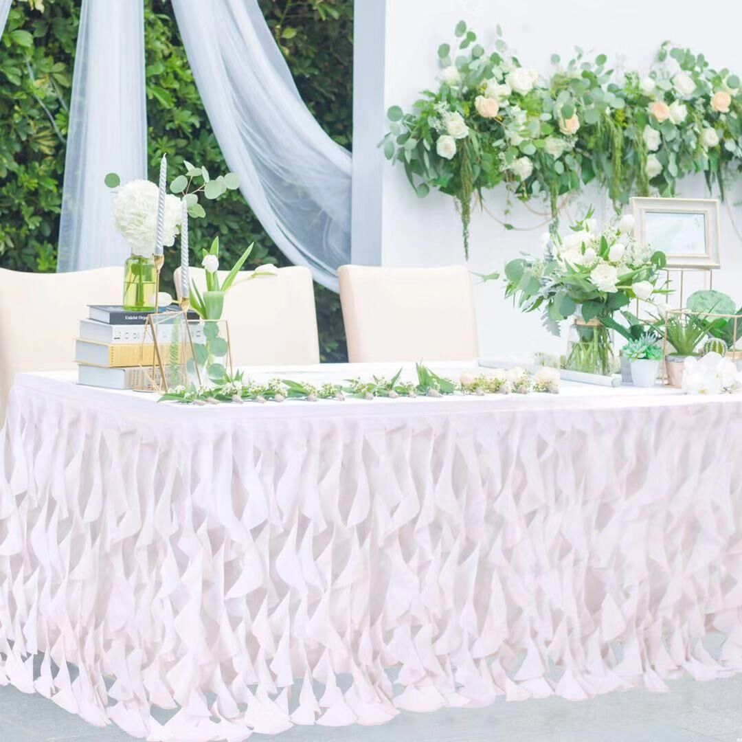 Tüll Ballettröckchen Tisch Felsen Tüll Geschirr für Hochzeit Dekoration Baby Dusche Party Hochzeit Tabelle Sockel Hause Textil 185x77cm: F