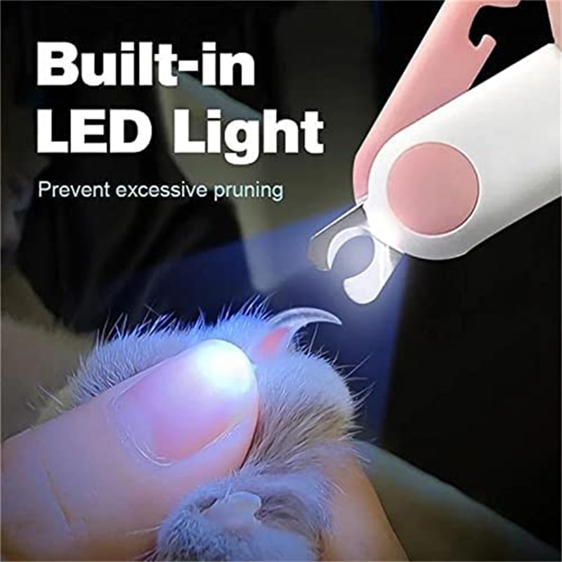 Cat Dogs Nail Clipper Cutter With Led Light Scissors, Suit for Dog Grooming Tool Trimmer Pet Nail Clippers Products