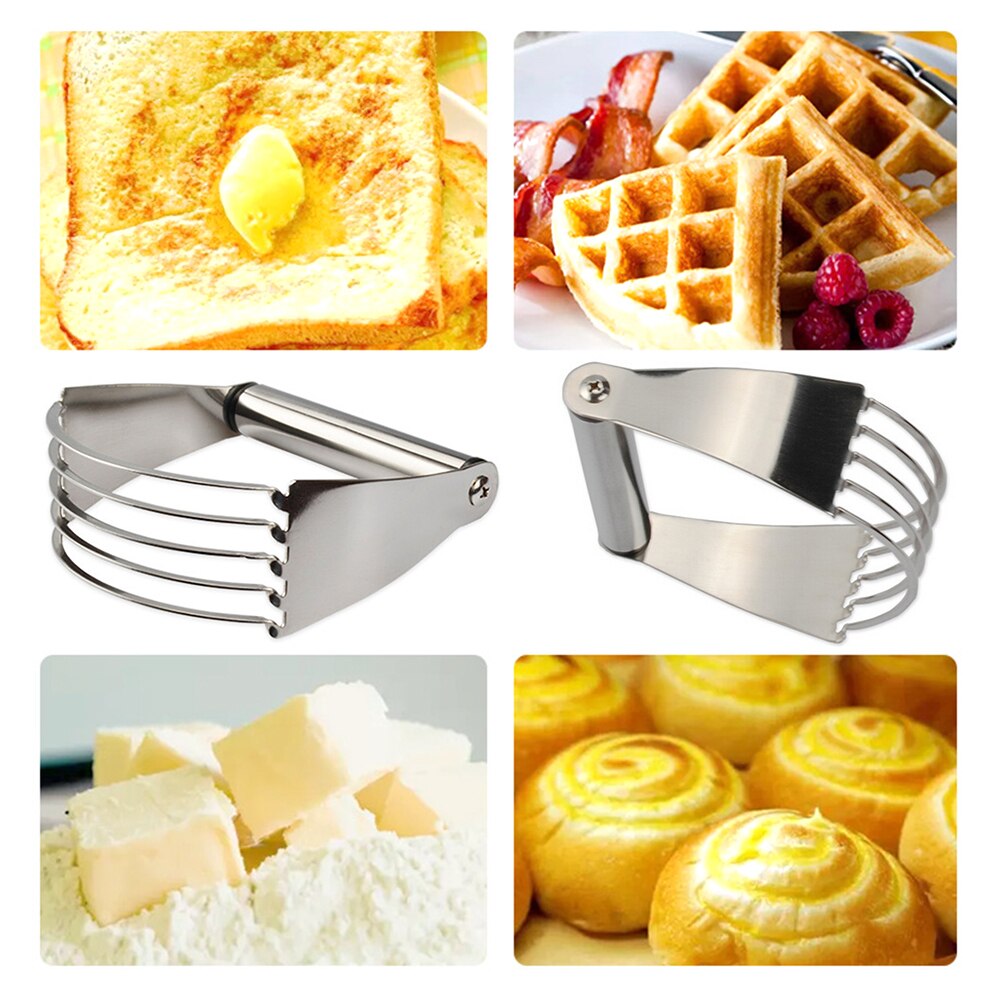 Stainless Steel Flour Mixer Dough Kneading Machine Baked Essential Kitchen Gadgets Egg Mixer Kitchen Blender Baking