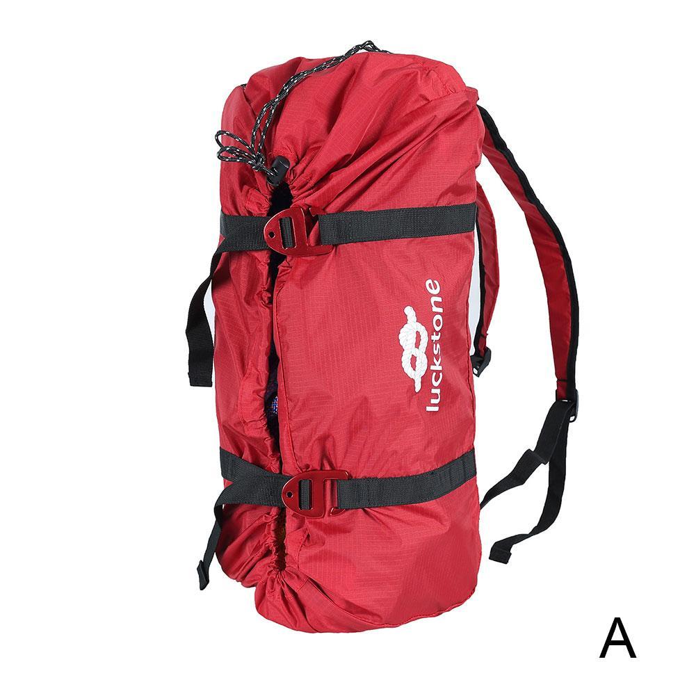 Climbing Rope Bags Shouder Strap Ropes Storage Bag Outdoor Camping Rock Mountaineering Folding Portable Adjustable Waterproof: A