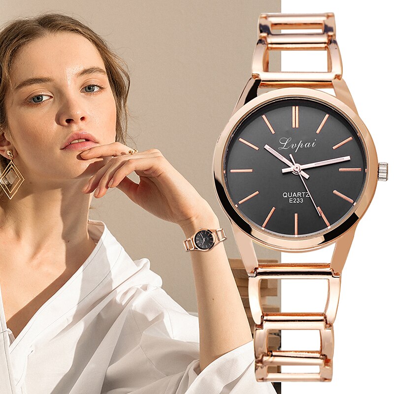 Dames Horloges Luxe Rose Gouden Armband Horloges Vrouwen Mode Eenvoudige Quartz Horloges Klok Zegarek Damski Reloj Mujer