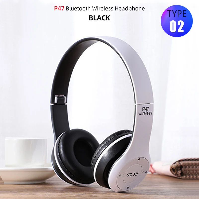 T5 słuchawki Bluetooth nauszne bezprzewodowe słuchawki douszne z mikrofonem zestaw słuchawkowy dla graczy składany Auriculare Fone dla Huawei iPhone