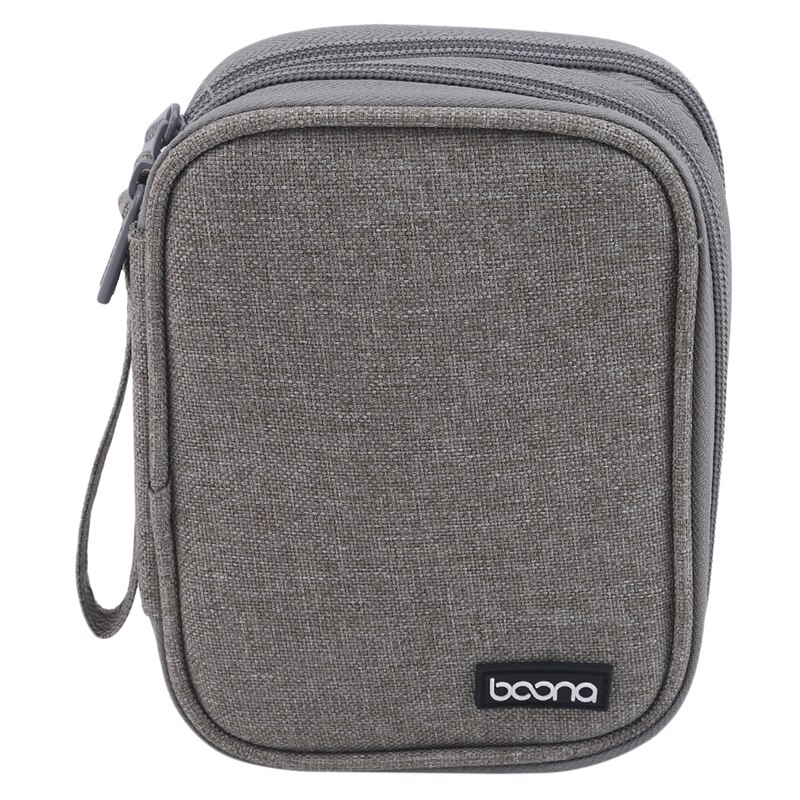 LKEEP-Bolso portátil para hombre y mujer, bolsa de disco duro, Multicolor, portátil, cargador portátil, bolso de mano suave, Universal: gray