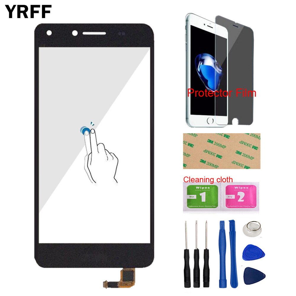 5'' Touch Screen For Huawei Honor 5A Y5 II 2 Y5II CUN-L01 LYO-L21 Touch Screen Glass Digitizer Panel Sensor Protector Film