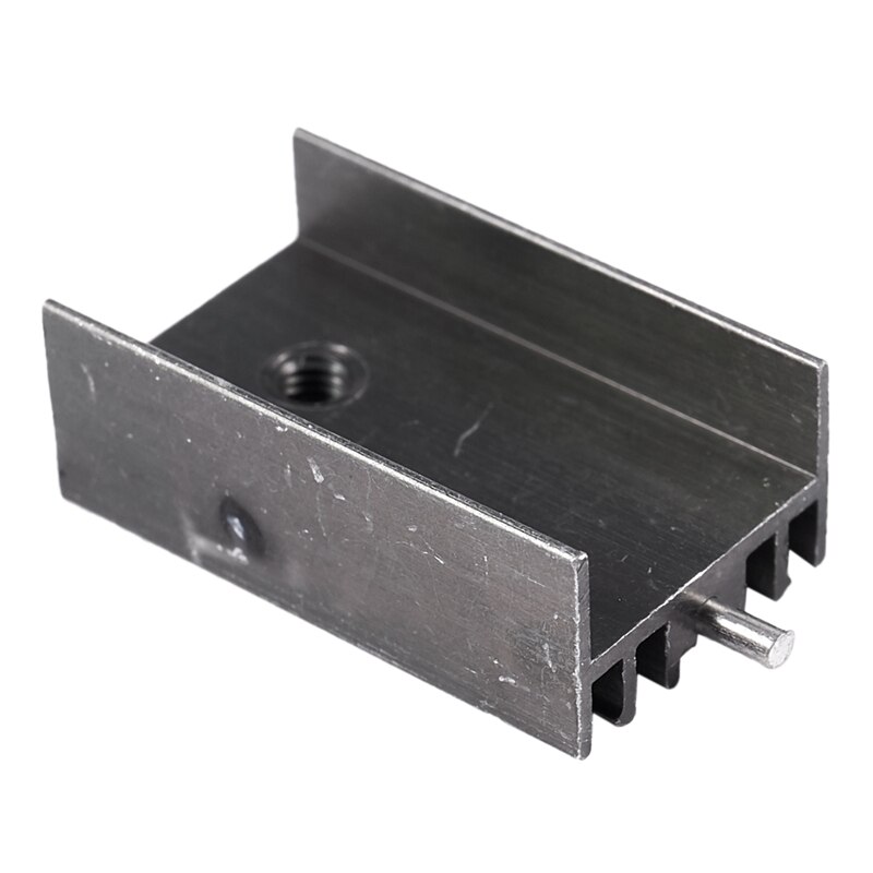 20x Zwart Aluminium Koeler Koellichaam Heatsink 25X15X10Mm Voor To-220 Ic