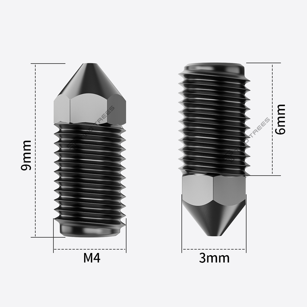 Kit de buse Hotend pour mini-buse d'imprimante 3D Bambulab A1, 0.4/0.6/0.8mm, assemblage rapide