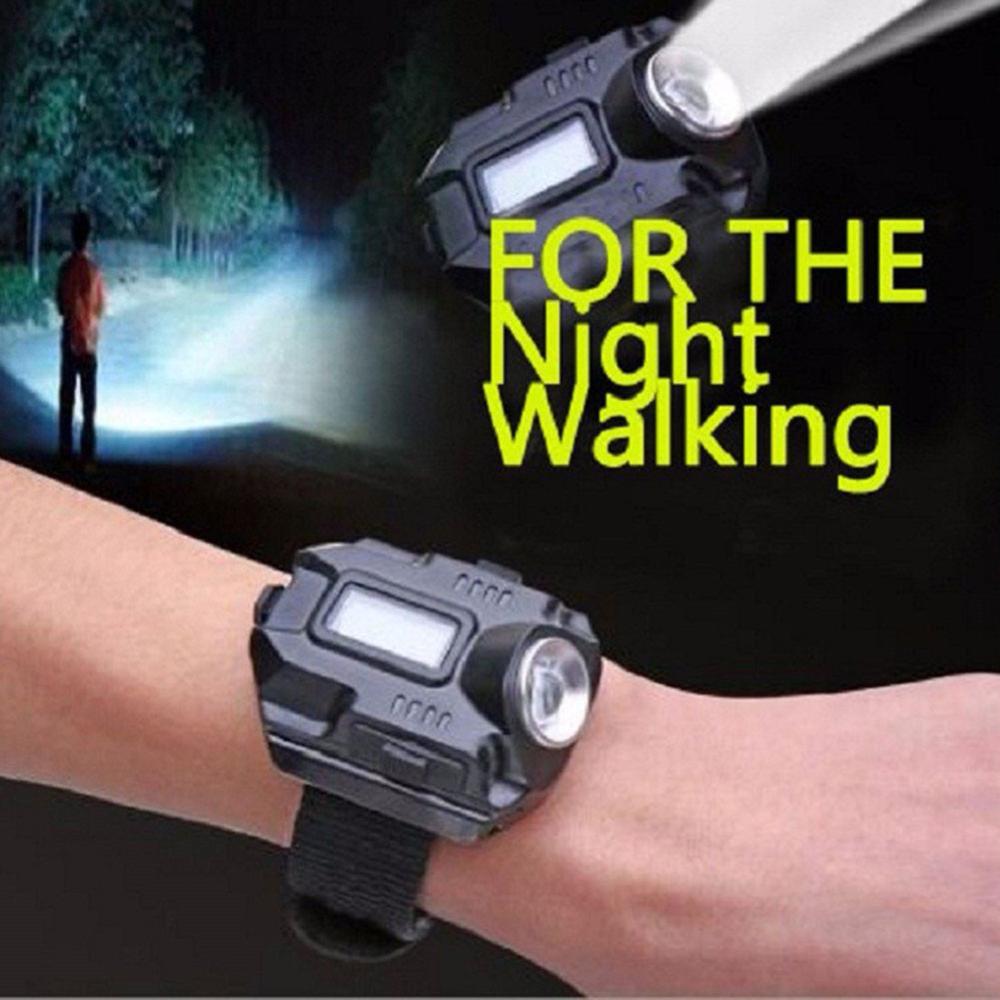 Horloge Flash Light Led Horloge Zaklamp Led Wristlight Oplaadbare Lampen Lantaarn Waterdichte Pols Verlichting Fakkel Outdoor Lamp